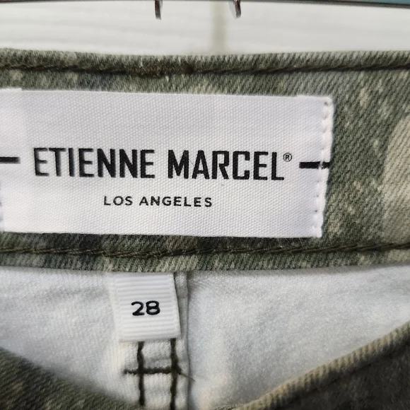 NWT Etienne Marcel Camo Red Zipper Skinny Jeans Sz 28 - Picture 7 of 11